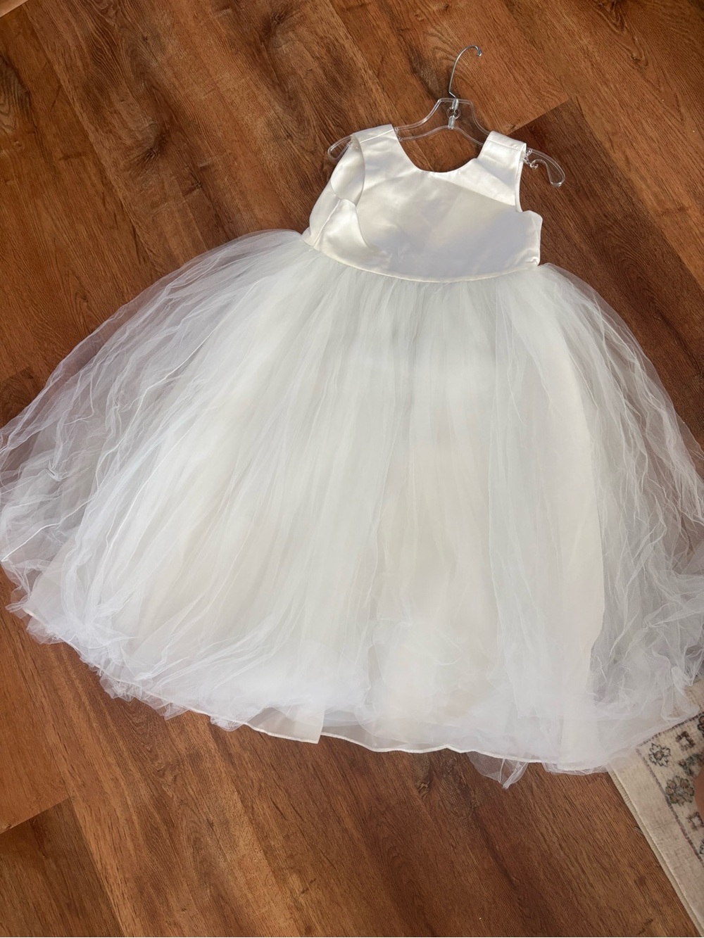 Ivory Tulle Flower Girl Dress for Kids